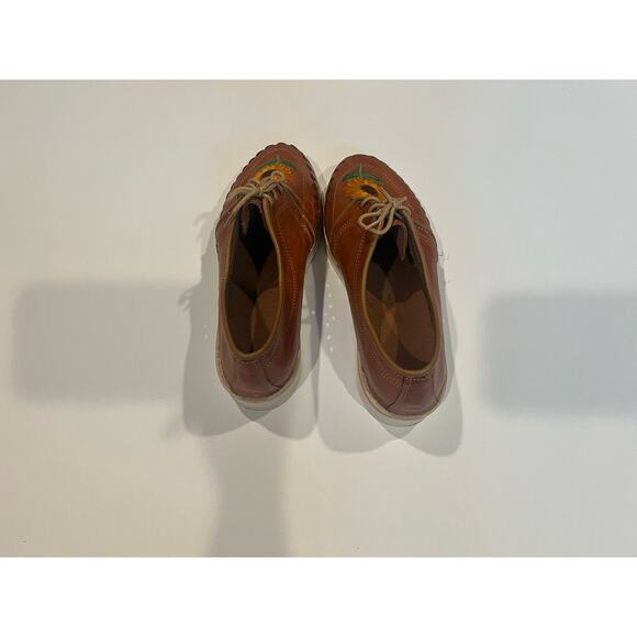 Leather Sunflower Women's Loafers - Picture 4 of 5